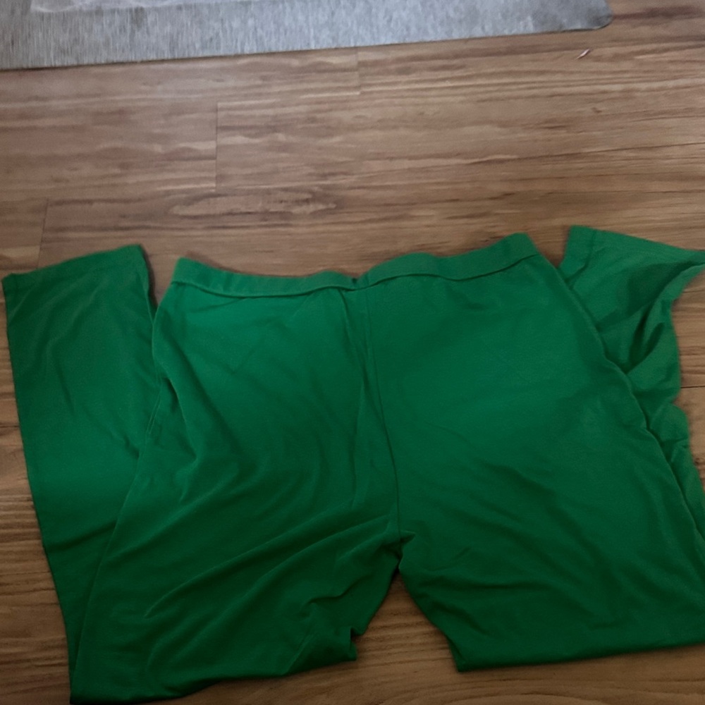 Bright Green Stretch Pants